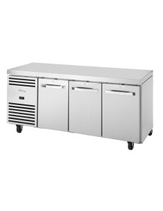 Table réfrigérée positive 3 portes GN 1/1 True - 250 L, R290