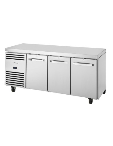 Table réfrigérée positive 3 portes GN 1/1 True - 250 L, R290