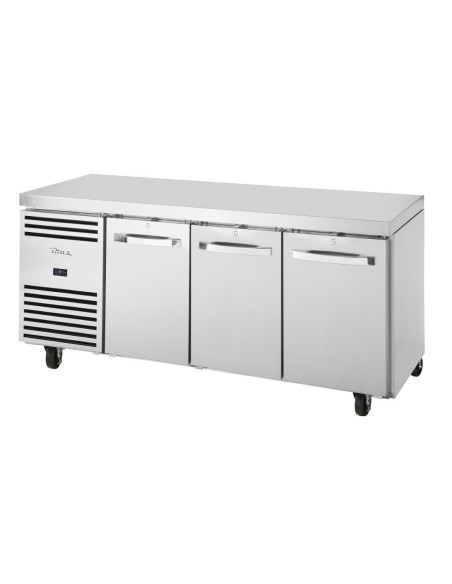 Table réfrigérée positive 3 portes GN 1/1 True - 250 L, R290