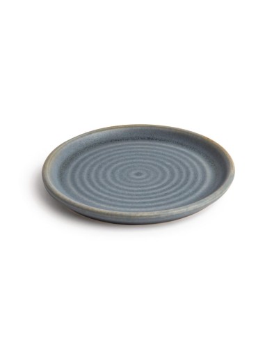 Assiettes plates granit bleu Olympia Canvas 180 mm - lot de 6