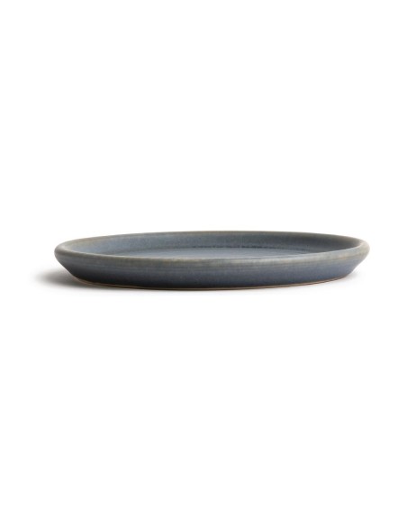 Assiettes plates granit bleu Olympia Canvas 180 mm - lot de 6