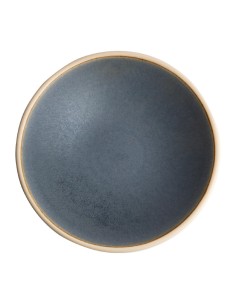 Assiettes creuses granit bleu Olympia Canvas 200mm - lot de 6
