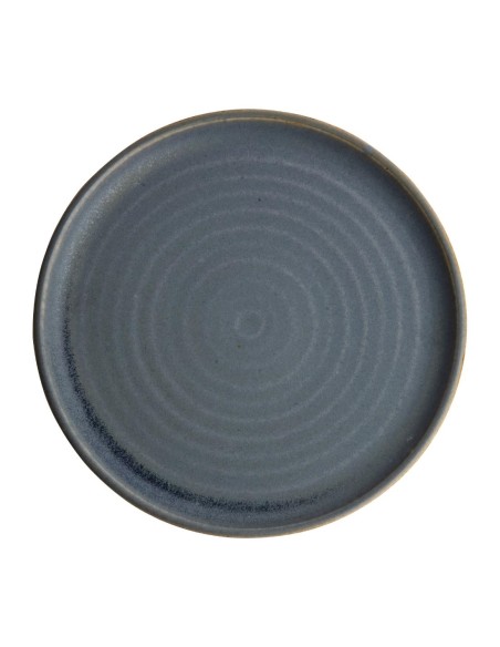 Assiettes plates granit bleu Olympia Canvas 265mm - lot de 6
