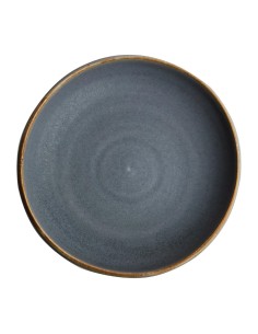 Assiettes creuses bleu granit Olympia Canvas 230mm - lot de 6