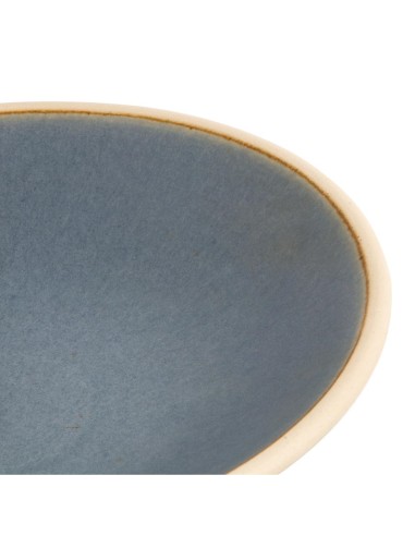 Assiettes creuses granit bleu Olympia Canvas 200mm - lot de 6