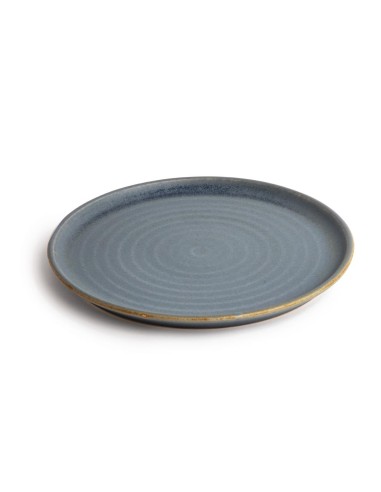 Assiettes plates granit bleu Olympia Canvas 265mm - lot de 6