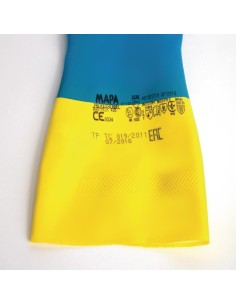 Gants étanches Mapa Alto 405 M - Protection chimique légère 2