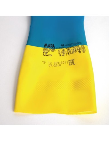 Gants étanches Mapa Alto 405 M - Protection chimique légère