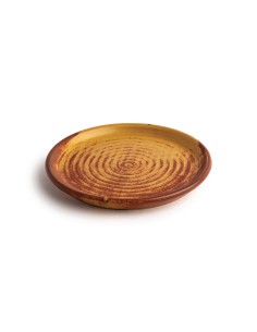 Assiettes plates terre de sienne Olympia Canvas 180 mm - lot de 6 2