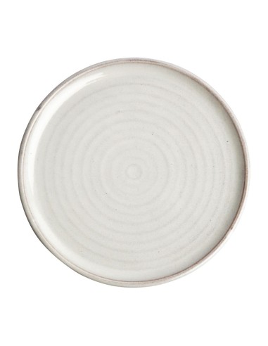 Assiettes plates blanc Murano Olympia Canvas 265mm - lot de 6