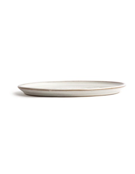 Assiettes plates blanc Murano Olympia Canvas 265mm - lot de 6