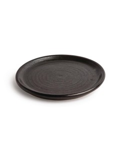 Assiettes plates noir mat Olympia Canvas 180mm - lot de 6 2