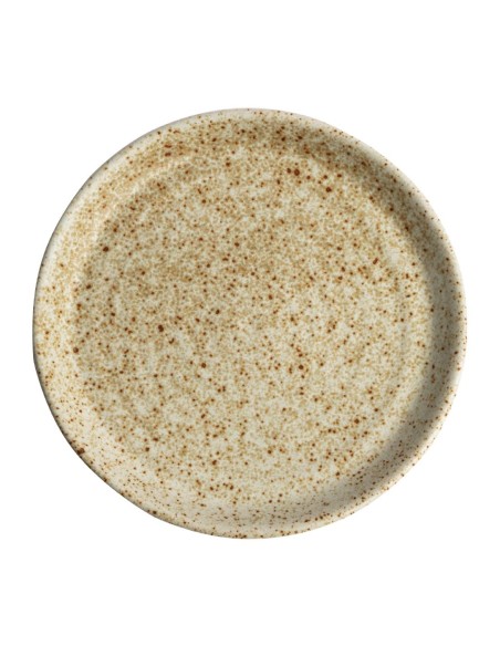 Assiettes plates beige Olympia Canvas 180 mm - lot de 6