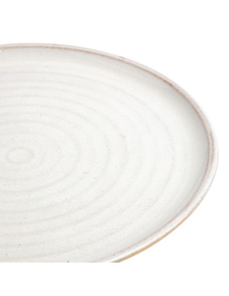 Assiettes plates blanc Murano Olympia Canvas 265mm - lot de 6
