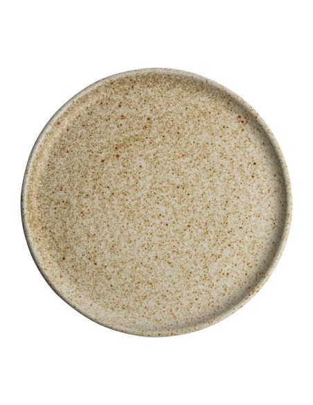 Assiettes plates beige Olympia Canvas 26,5 cm - lot de 6