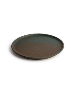Assiettes plates vert bronze Olympia Canvas 265mm - lot de 6 2