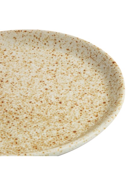 Assiettes plates beige Olympia Canvas 180 mm - lot de 6