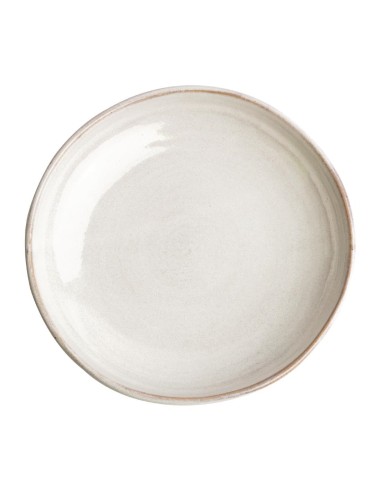 Assiettes creuses blanc Murano Olympia 230mm - lot de 6