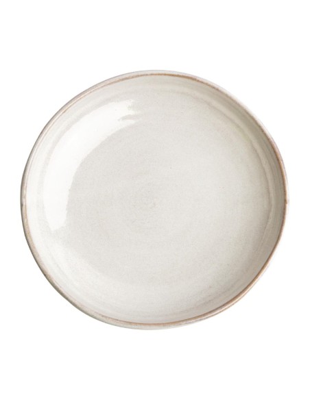 Assiettes creuses blanc Murano Olympia 230mm - lot de 6