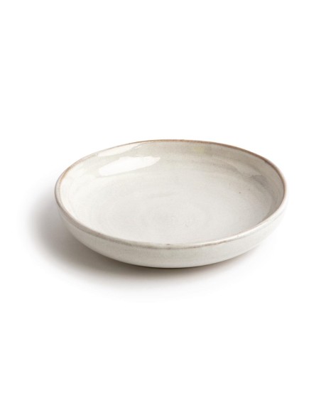 Assiettes creuses blanc Murano Olympia 230mm - lot de 6