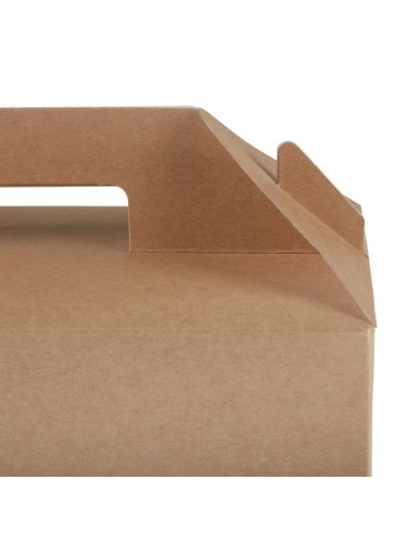 Grandes boîtes à emporter kraft recyclables Colpac - lot de 125