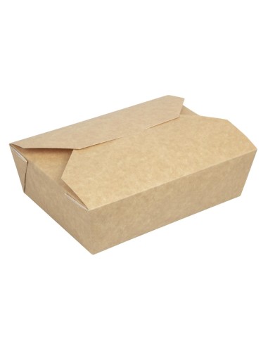 Boîtes kraft micro-ondables 1950ml - lot de 200 - Colpac