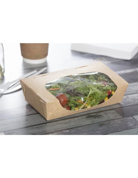 Barquettes à salade kraft 1000ml - Lot de 200 Colpac