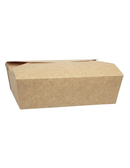 Boîtes kraft micro-ondables 1950ml - lot de 200 - Colpac