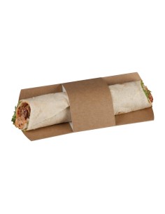 Etuis à tortilla kraft compostables Colpac - lot de 1000