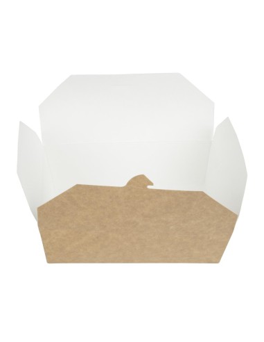 Boîtes kraft micro-ondables 1950ml - lot de 200 - Colpac