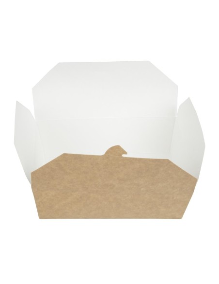 Boîtes kraft micro-ondables 1950ml - lot de 200 - Colpac