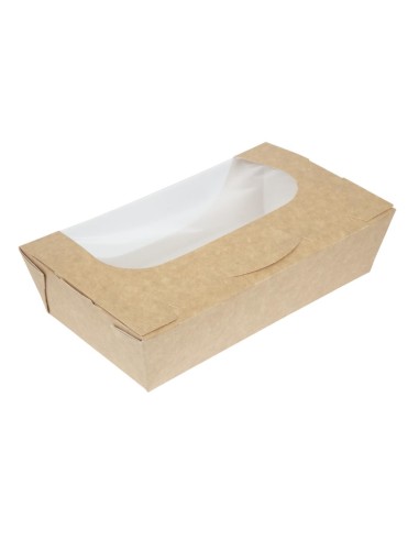 Barquettes à salade kraft 1000ml - Lot de 200 Colpac