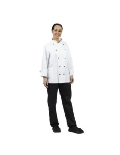 Veste de cuisine mixte Whites Chicago manches longues blanche XL 2