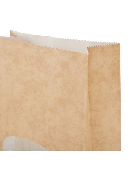 Sacs sandwich kraft noirs recyclables - Lot de 250 | Colpac