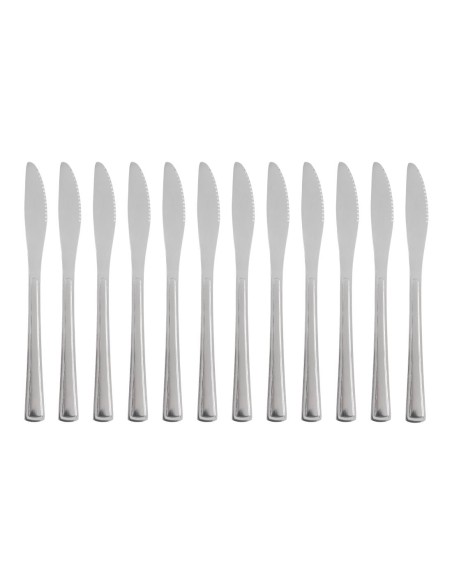 Couteaux de table Nisbets Essentials - lot de 12