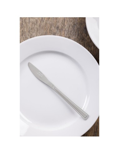 Couteaux de table Nisbets Essentials - lot de 12