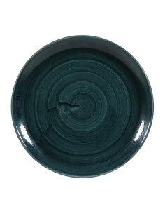 Assiettes Churchill Stonecast Patina Teal 288mm - Lot de 12