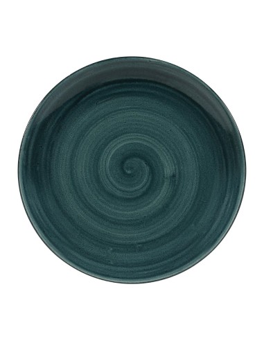 Assiettes Churchill Stonecast Rustic Teal 260mm - Lot de 12