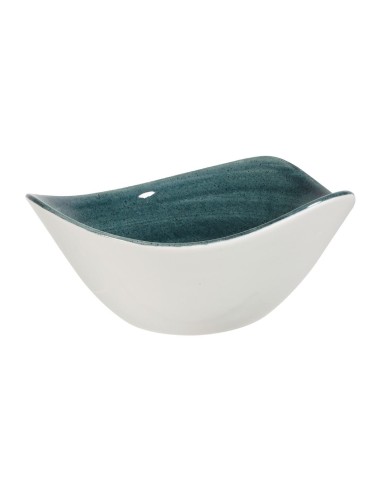 Bols triangulaires Churchill Stonecast Patina Teal 153mm - 12