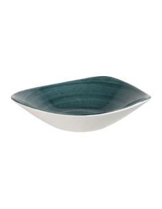 Bols triangulaires Churchill Stonecast Patina Rustic Teal 235mm - Lot de 12 2