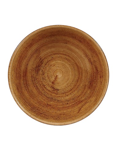 Assiettes coupe Churchill Stonecast Patina 182mm - Lot de 12