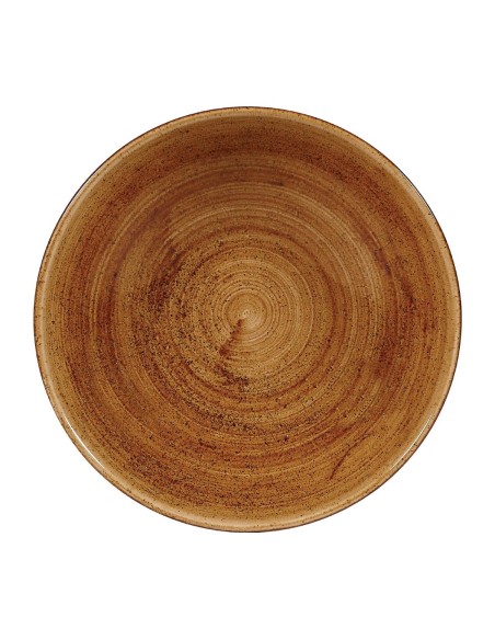 Assiettes coupe Churchill Stonecast Patina 182mm - Lot de 12