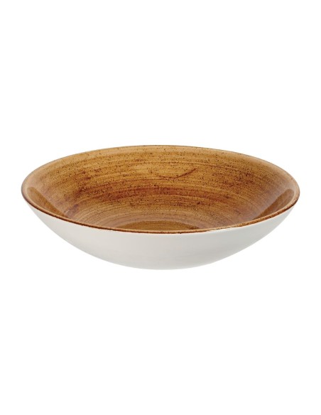 Assiettes coupe Churchill Stonecast Patina 182mm - Lot de 12