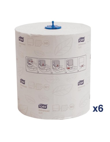 Bobines d'essuie-main Tork Advanced 2 plis 150 m - lot de 6