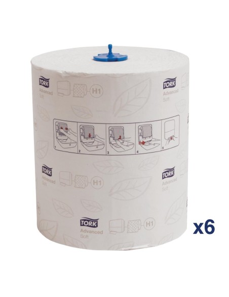 Bobines d'essuie-main Tork Advanced 2 plis 150 m - lot de 6