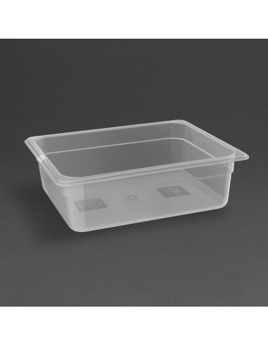 Bac GN 1/2 polypropylène Nisbets Essentials 5,9 L sans couvercle