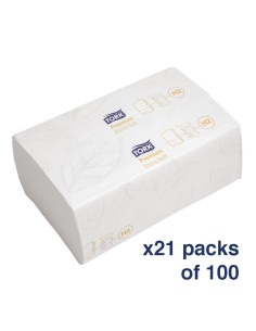 Essuie-mains ultra doux 2 plis Multifold Tork - 2100 pcs