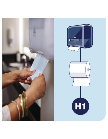 Distributeur de bobine d'essuie-mains Tork Matic blanc