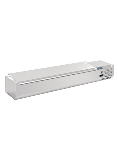 Saladette Polar Série G 8x GN 1/4 - inox, contrôle numérique