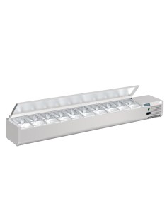 Saladette Polar Série G 10x GN 1/4 - inox, 230 V 2